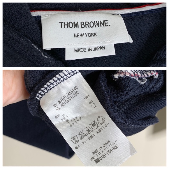 Thom Browne Koi & Chrysanthemum Embroidered Classic 4-Bar Hoodie - Picture 14 of 16